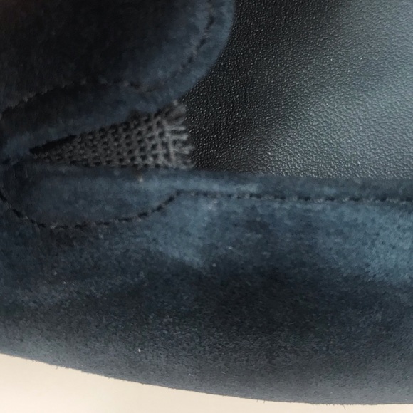 Blue Suede Slip On Loafers Size 8 The TOG Shop - Picture 6 of 7